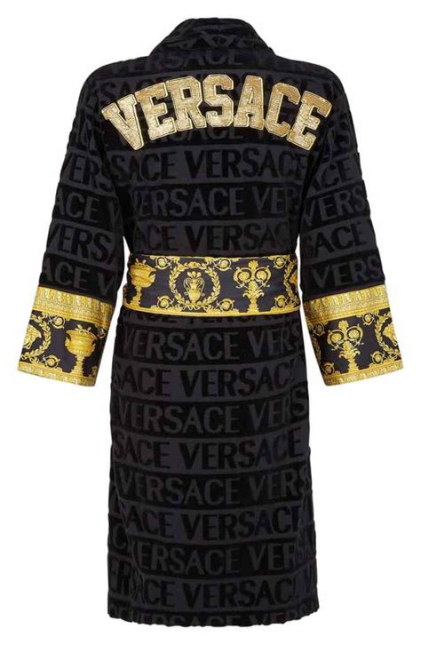 versace mens sleepwear|versace housecoat.